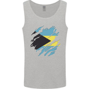 Torn Bahamas Flag Bahamians Day Football Mens Vest Tank Top Sports Grey
