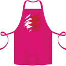 Torn Bahrain Flag Bahraini Day Football Cotton Apron 100% Organic Pink