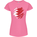 Torn Bahrain Flag Bahraini Day Football Womens Petite Cut T-Shirt Azalea