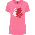 Torn Bahrain Flag Bahraini Day Football Womens Wider Cut T-Shirt Azalea