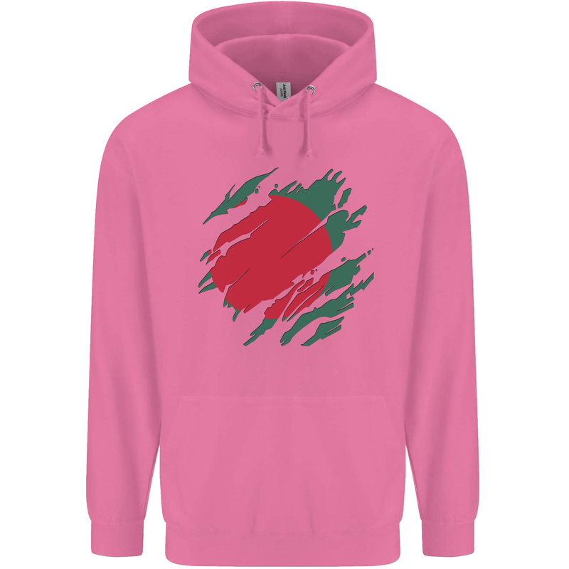 Torn Bangladesh Flag Bangladeshi Day Football Childrens Kids Hoodie Azalea