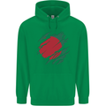 Torn Bangladesh Flag Bangladeshi Day Football Childrens Kids Hoodie Irish Green