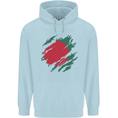 Torn Bangladesh Flag Bangladeshi Day Football Childrens Kids Hoodie Light Blue