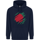 Torn Bangladesh Flag Bangladeshi Day Football Childrens Kids Hoodie Navy Blue