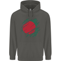 Torn Bangladesh Flag Bangladeshi Day Football Childrens Kids Hoodie Storm Grey