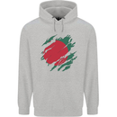 Torn Bangladesh Flag Bangladeshi Day Football Mens 80% Cotton Hoodie Sports Grey