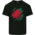Torn Bangladesh Flag Bangladeshi Day Football Mens Cotton T-Shirt Tee Top Black