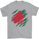 Torn Bangladesh Flag Bangladeshi Day Football Mens T-Shirt 100% Cotton Sports Grey