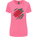 Torn Bangladesh Flag Bangladeshi Day Football Womens Wider Cut T-Shirt Azalea