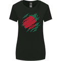 Torn Bangladesh Flag Bangladeshi Day Football Womens Wider Cut T-Shirt Black