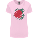 Torn Bangladesh Flag Bangladeshi Day Football Womens Wider Cut T-Shirt Light Pink