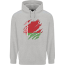 Torn Belarus Flag Belarusian Day Football Childrens Kids Hoodie Sports Grey