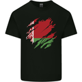 Torn Belarus Flag Belarusian Day Football Kids T-Shirt Childrens Black