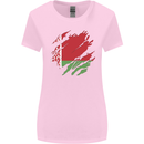Torn Belarus Flag Belarusian Day Football Womens Wider Cut T-Shirt Light Pink