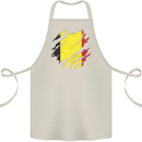 Torn Belgium Flag Belgian Day Football Cotton Apron 100% Organic Natural