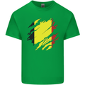 Torn Belgium Flag Belgian Day Football Mens Cotton T-Shirt Tee Top Irish Green