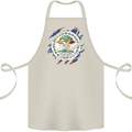 Torn Belize Flag Belizean Day Football Cotton Apron 100% Organic Natural