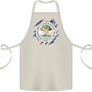 Torn Belize Flag Belizean Day Football Cotton Apron 100% Organic Natural