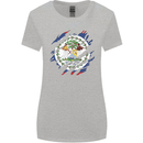 Torn Belize Flag Belizean Day Football Womens Wider Cut T-Shirt Sports Grey