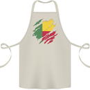 Torn Benin Flag Beninese Day Football Cotton Apron 100% Organic Natural