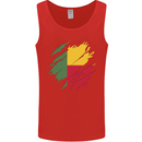 Torn Benin Flag Beninese Day Football Mens Vest Tank Top Red