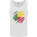 Torn Benin Flag Beninese Day Football Mens Vest Tank Top White