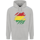 Torn Bolivia Flag Bolivian Day Football Childrens Kids Hoodie Sports Grey