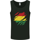 Torn Bolivia Flag Bolivian Day Football Mens Vest Tank Top Black