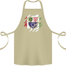 Torn Bosnia and Herzegovina Flag Day Football Cotton Apron 100% Organic Khaki