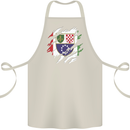 Torn Bosnia and Herzegovina Flag Day Football Cotton Apron 100% Organic Natural