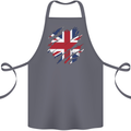 Torn British Flag Union Jack Britain Cotton Apron 100% Organic Steel