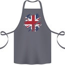 Torn British Flag Union Jack Britain Cotton Apron 100% Organic Steel