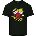Torn Brunei Flag Bruneian Day Football Mens Cotton T-Shirt Tee Top Black