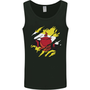 Torn Brunei Flag Bruneian Day Football Mens Vest Tank Top Black