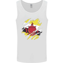 Torn Brunei Flag Bruneian Day Football Mens Vest Tank Top White