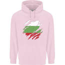 Torn Bulgaria Flag Bulgarian Day Football Childrens Kids Hoodie Light Pink