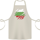 Torn Bulgaria Flag Bulgarian Day Football Cotton Apron 100% Organic Natural