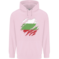 Torn Bulgaria Flag Bulgarian Day Football Mens 80% Cotton Hoodie Light Pink