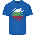 Torn Bulgaria Flag Bulgarian Day Football Mens Cotton T-Shirt Tee Top Royal Blue