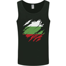 Torn Bulgaria Flag Bulgarian Day Football Mens Vest Tank Top Black