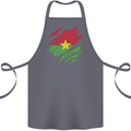 Torn Burkina Faso Flag Day Football Cotton Apron 100% Organic Steel