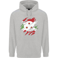 Torn Burundi Flag Burundians Day Football Childrens Kids Hoodie Sports Grey