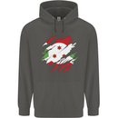 Torn Burundi Flag Burundians Day Football Childrens Kids Hoodie Storm Grey