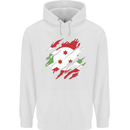 Torn Burundi Flag Burundians Day Football Childrens Kids Hoodie White