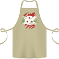 Torn Burundi Flag Burundians Day Football Cotton Apron 100% Organic Khaki