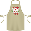 Torn Burundi Flag Burundians Day Football Cotton Apron 100% Organic Khaki