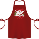 Torn Burundi Flag Burundians Day Football Cotton Apron 100% Organic Maroon
