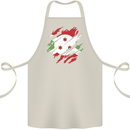 Torn Burundi Flag Burundians Day Football Cotton Apron 100% Organic Natural