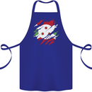 Torn Burundi Flag Burundians Day Football Cotton Apron 100% Organic Royal Blue