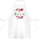 Torn Burundi Flag Burundians Day Football Cotton Apron 100% Organic White